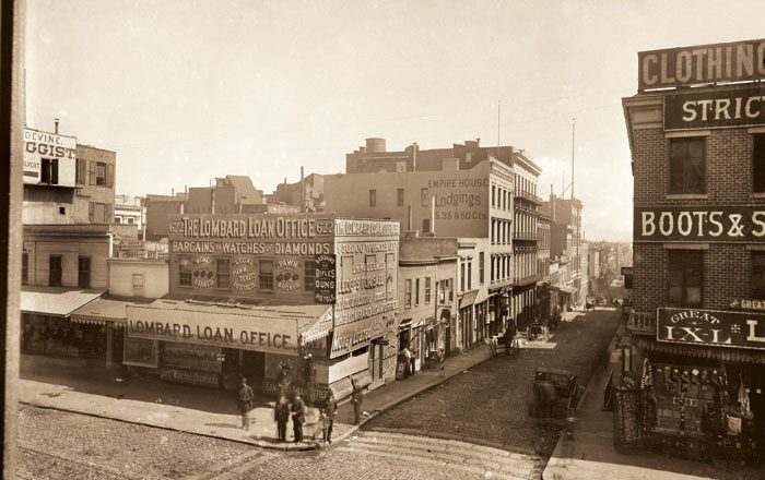 photo of Early San Francisco, Circa 1880, Copyright©2004 California Views phone 831-373-3811