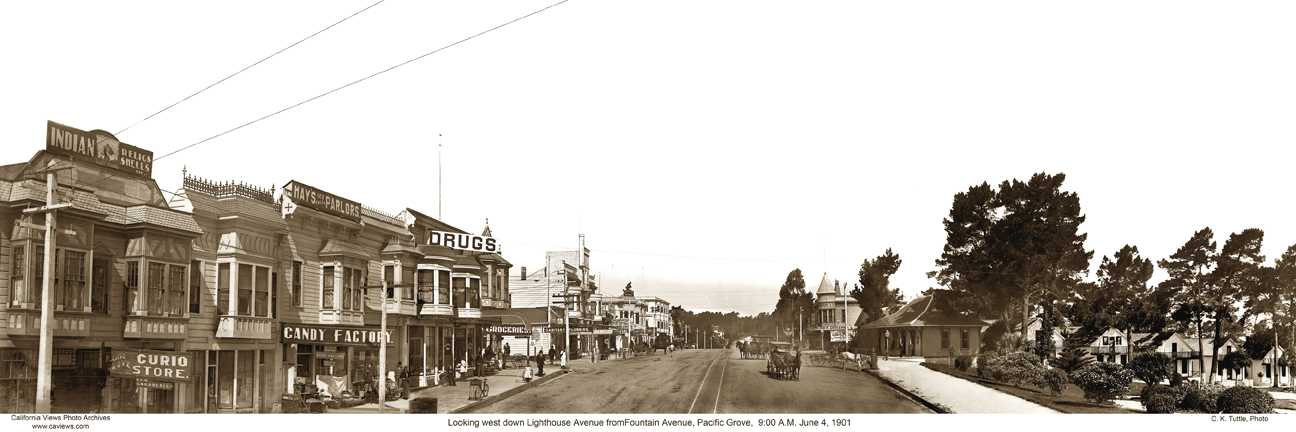 Lighthouse Av., Pacific Grove photograph, Copyright©1998-2014 California Views