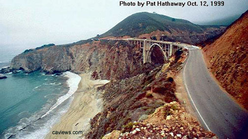 Bixby Creek Bridge, Big Sur Copyright©1996 California Views