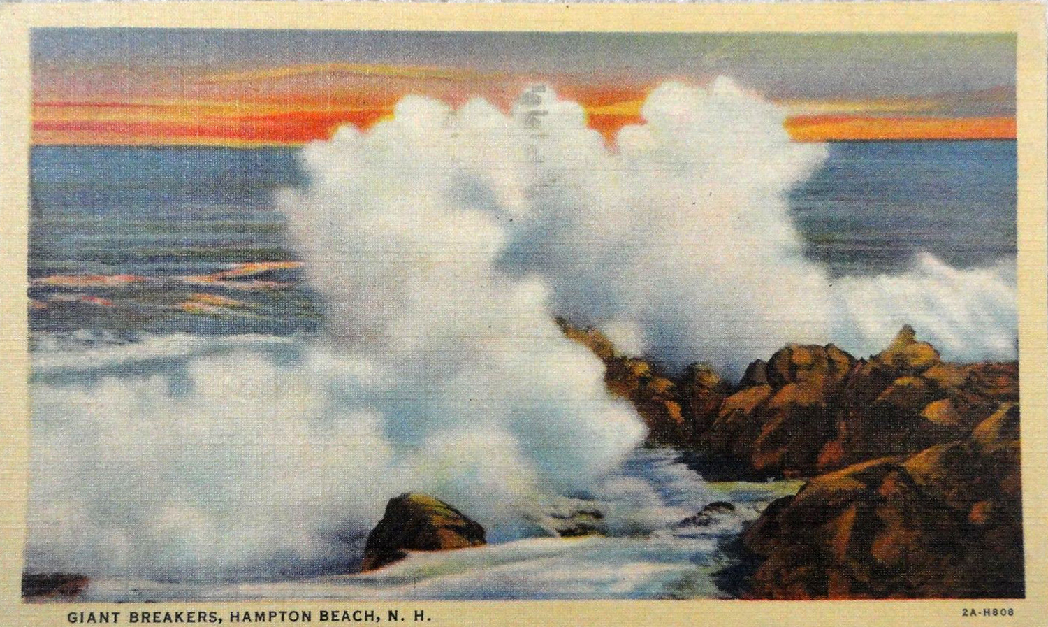 post card back