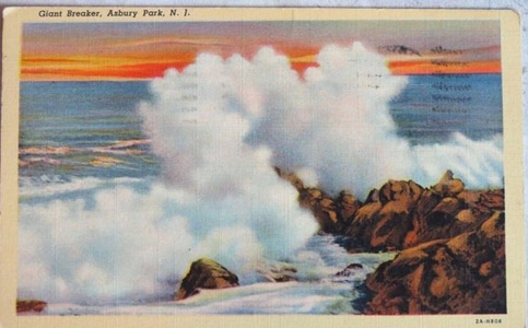 post card back